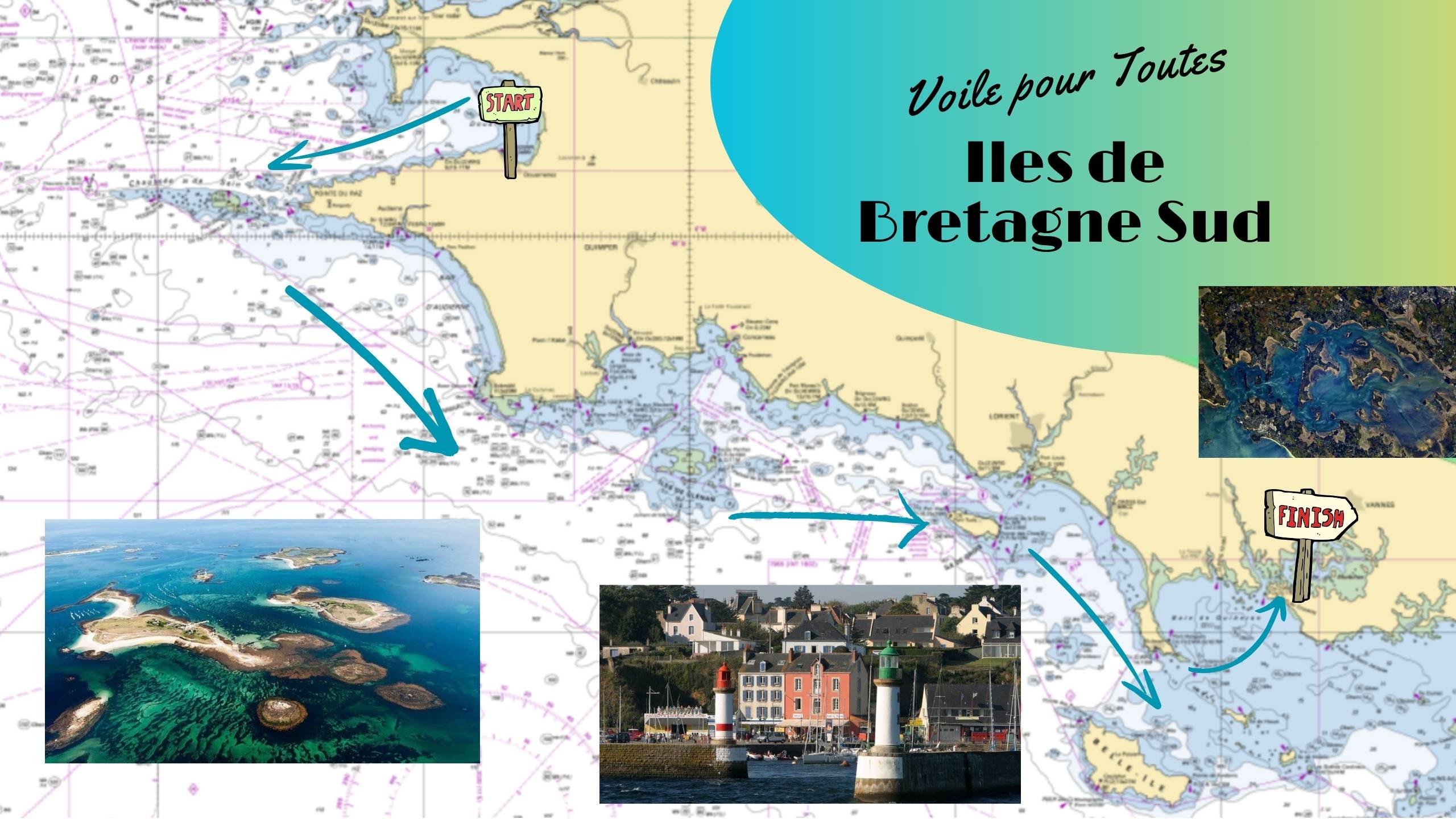 "Voile pour Toutes" Iles de Bretagne Sud : 6 jours, de Douarnenez à la Baie de Quiberon